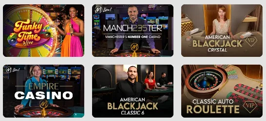 Dream Jackpot Live Dealer Options