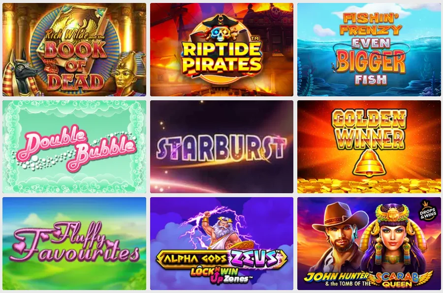 Dream Jackpot Casino Slots Selection