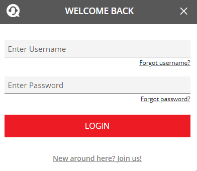 Dream Jackpot login Form